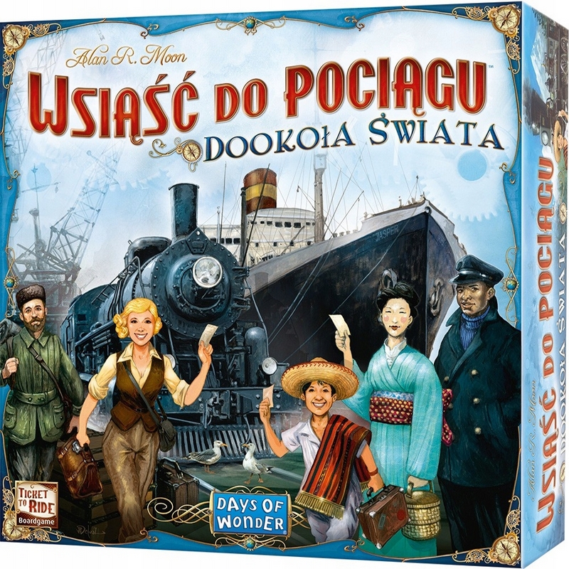 Spoločenská hra Ticket to Ride: Rebel okolo sveta